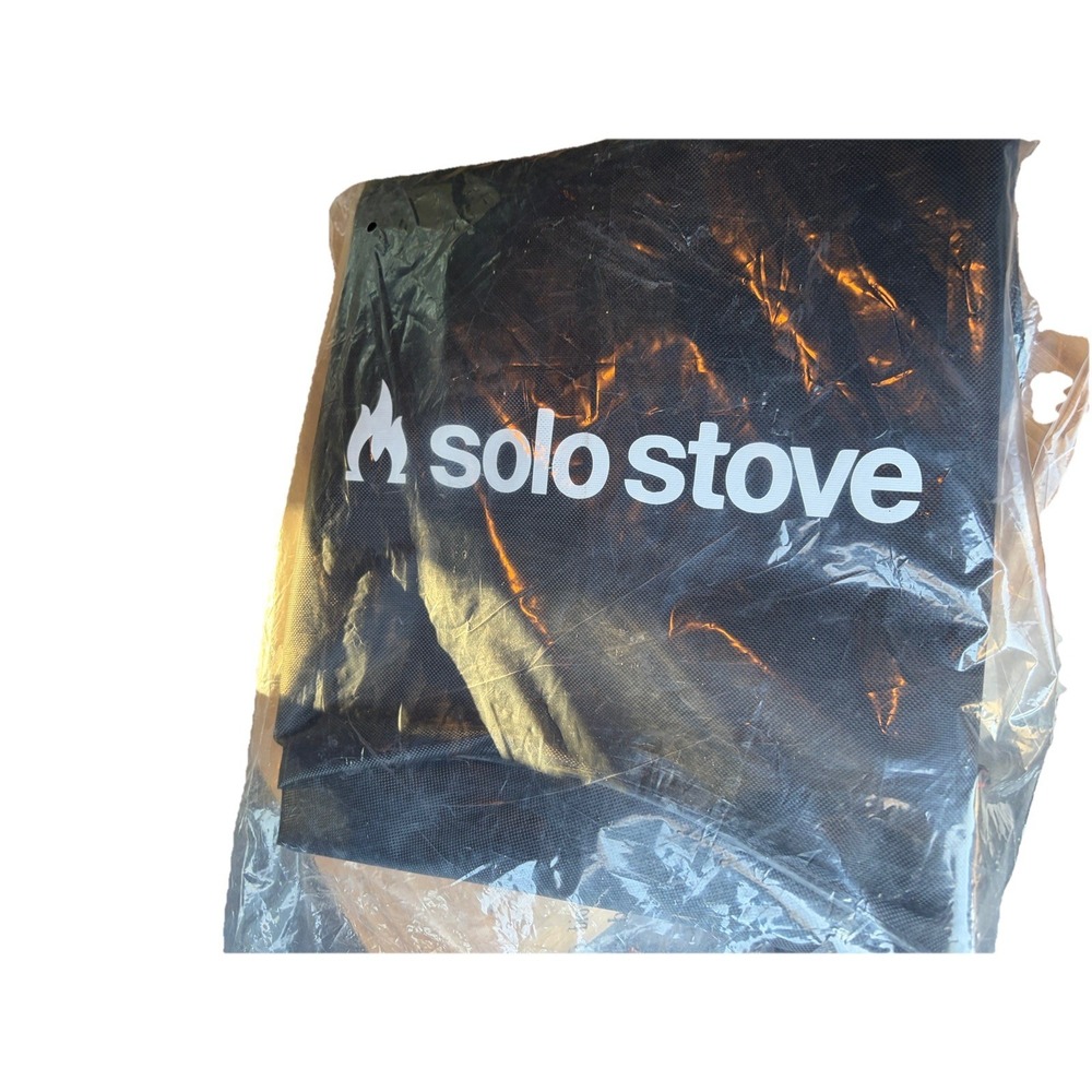 Solo Stove Bonfire Shelter Round Fire Pit Cover Weather Resistant Black‎ New